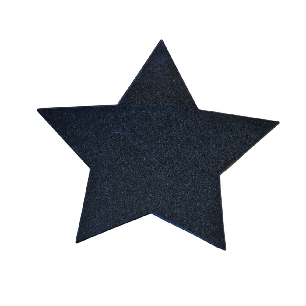 Stern aus Granit 30x30cm Stern aus Granit 30x30cm