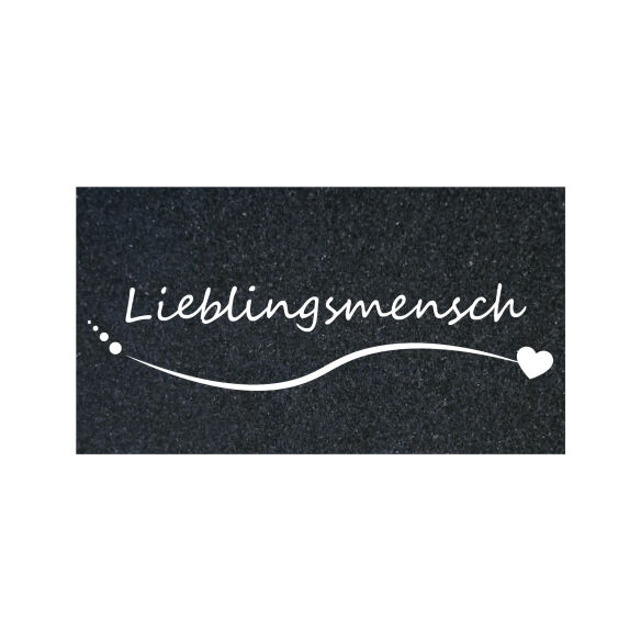 Rechteck aus Granit  Rechteck aus Granit